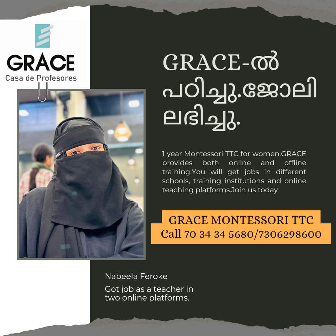 Grace Casa de profesores Montessori TTC Areekode